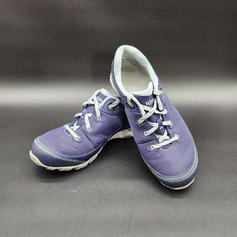 Ahnu Sugarpine Women Blue 10 Waterproof Hiking Trail Shoes Gorpcore Vibram